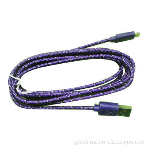 Round Fabric Braided Data Cable